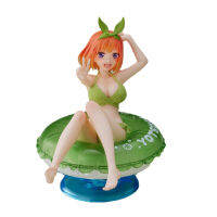 ของแท้ TAITO Gotoubun ไม่มี Hanayome 10ซม. Nakono Yotsuba ตกแต่งเครื่องประดับ Action Figure สำหรับเด็กวันเกิดของเล่น