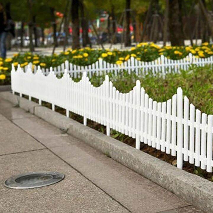 6pcs-courtyard-indoor-or-outdoor-garden-fence-plastic-fence-kindergarten-flower-small-fence-diy-fence-decoration