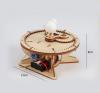 Bộ đồ chơi khoa học tự làm hành tinh chuyển động bằng gỗ diy wood steam - ảnh sản phẩm 7