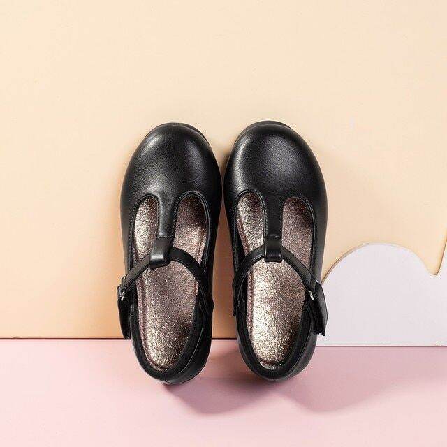 girls-school-shoes-black-children-fashion-leather-shoes-soft-glossy-matte-classic-toddler-shoes-kids-shallow-moccasin-shoes-2023