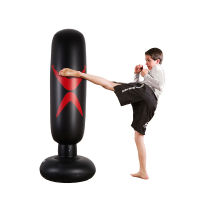 160cm Inflatable Boxing Bag Adult Children Boxing Punch Kicking Sandbag PVC Inflatable Tumbler Gym Kids Boxing Training Target