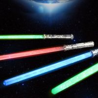 【CW】 Cool Laser Sword Flash Stick Luminous Toy Puzzle Educational Toys Develop Hands-on Ability Light Laser Sword Toys Cosplay Props