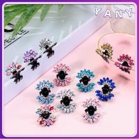 YANY 6Pcs/set สง่างาม ผ้าโพกศีรษะ งานแต่งงาน เครื่องมือจัดแต่งทรงผม เครื่องประดับผมเด็กผู้หญิง กิ๊บติดผมผีเสื้อ เล็บดอกไม้ กิ๊บติดผมขนาดเล็ก