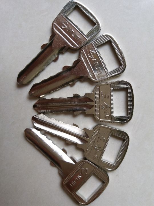 hot-on-sale-guofengge-กุญแจช่องว่างกุญแจว่าง5ชิ้น-ล็อตสำหรับบ้านพลเรือนกุญแจกล่องเก็บเงินปลอดภัยครึ่งวงกลมกุญแจโรงรถขนาด29ซม-x-1-85มม