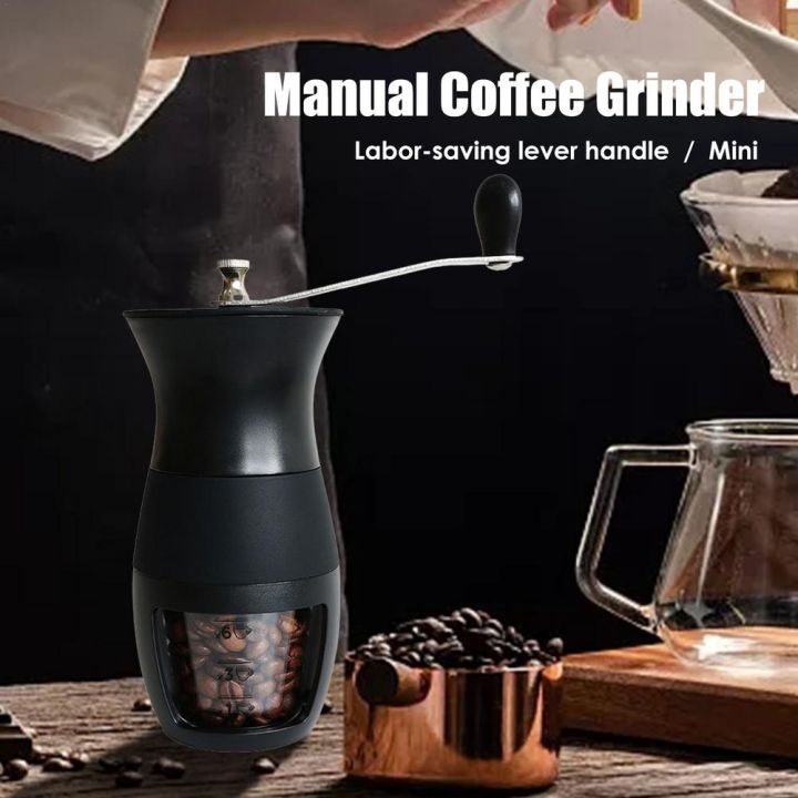 hot-new-เครื่องบดกาแฟแบบใช้มือหมุนเครื่องบดกาแฟพร้อมเสี้ยนเครื่องบดกาแฟมือสำหรับตั้งแคมป์ที่บ้าน