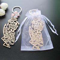 12Pcs Baptism Wood Design Keychain Favors with Angel for Girl Pink Recuerdos de Bautizo Christening with Organza Gift Bags Gift