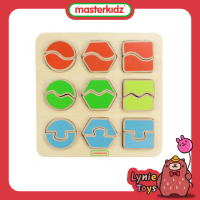 Masterkidz ของเล่นเสริมทักษะ บอร์ดปริศนาจับคู่รูปร่าง Shape Matching Puzzle