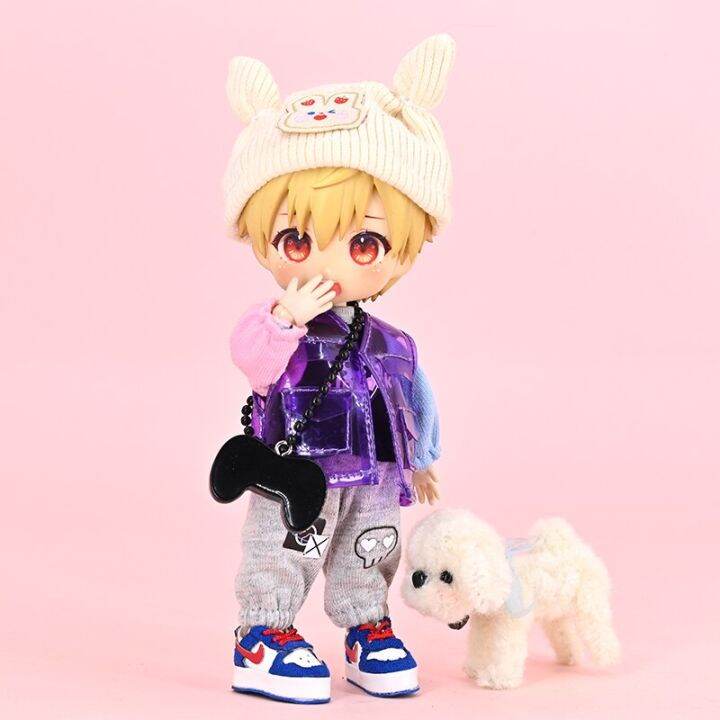 Cute Ob11 Doll Video Game Attire Clothes Dolls Hat Game Clothing