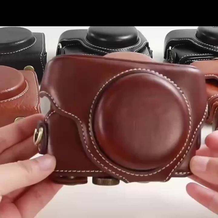 Canon G7XIII Leather Case G7X MarkII Mirrorless camera bag g7x3 Sleeve