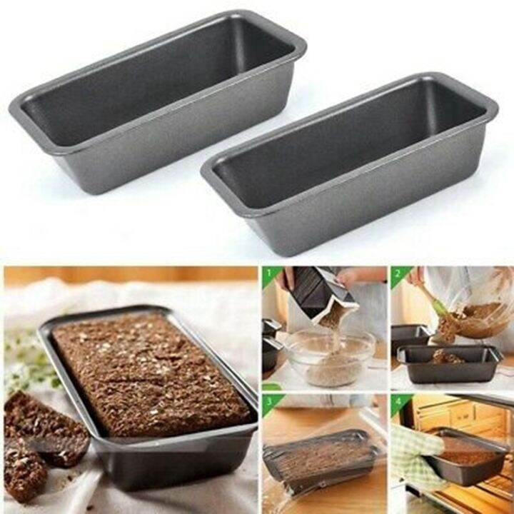 2pcs-bread-pans-for-baking-nonstick-carbon-steel-loaf-pan-tray-toast-mold-cake-loaf-pastry-toast-box-baking-pan-bakeware