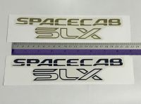 สติ๊กเกอร์ดั้งเดิม SPACECAB SLX จำนวน 1 ชิ้น ขนาดเทียบเท่าชิ้น ติดฝาท้ายรถ ISUZU TFR sticker ติดรถ แต่งรถ