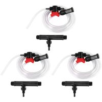 3X 1/2 Garden Irrigation Device Venturi Fertilizer Injector Switch Water Tube Kit