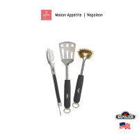 70024 Nopoleon 3 PIECE STAINLESS STEEL BBQ TOOL SET ชุดอุปกรณ์ปิ้งย่างสเตนเลสนโปเลียน 3 ชิ้น