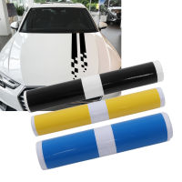 2 pcs ฝากระโปรงรถสติกเกอร์ไวนิล Auto Bonnet Stripe สติกเกอร์ Universal สำหรับรถยนต์ 90 X 9 ซม. / 35.4 X 3.5in