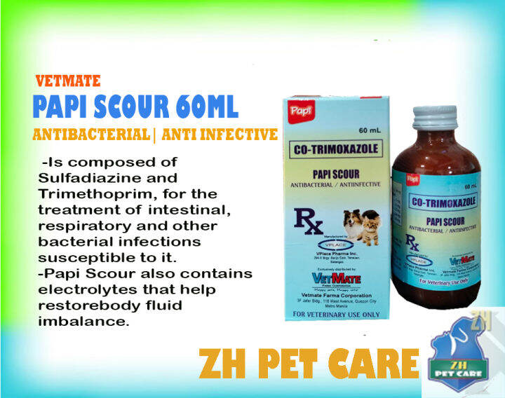 ZH. PAPI SCOUR 60mL COTRIMOXAZOLE Lazada PH