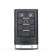 อะไหล่ Keyyou เปลือกกุญแจรีโมตอัจฉริยะ5ปุ่มสำหรับ Cadillac Cts Xts Dts Srx-Ats Escalade Gmc Keyless Entry Key