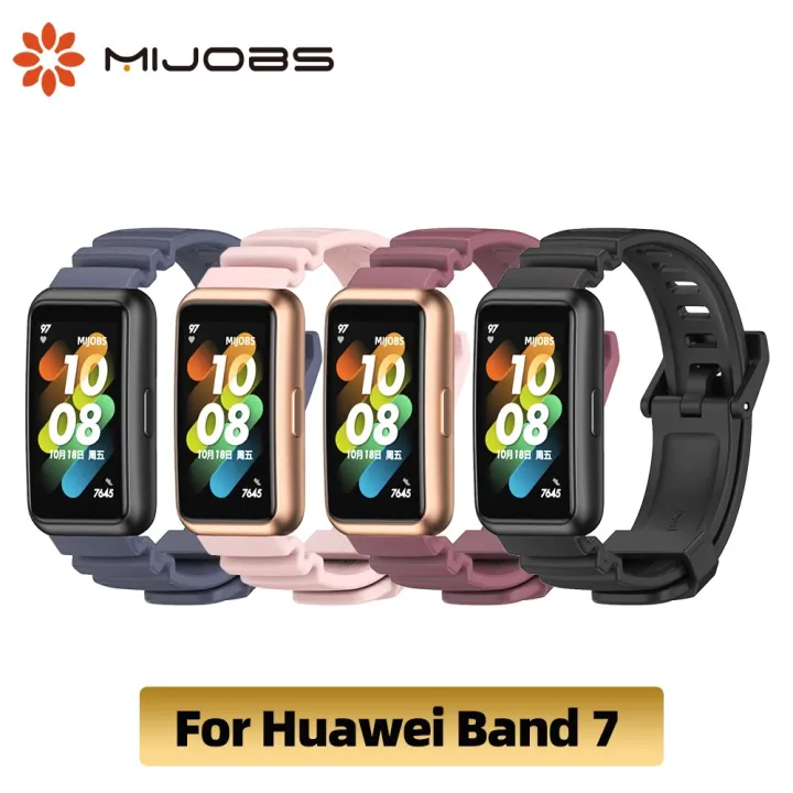 สำหรับ Huawei Band 7สร้อยข้อมือซิลิโคนสำหรับ Huawei Watch Band 7สมาร์ท