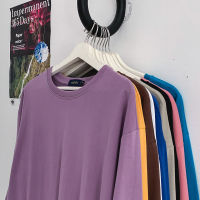 Privathinker 10 Solid Color Women Long Sleeve T shirts Korean Womens Long Sleeve Tees Oversized Woman Casual t-shirt Tops