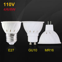 【Quality】 pkdibm A ++ ไฟ GU10 E27สปอตไลท์ MR16หลอดไฟ Led ไฟแรงสูง8W 6W 4W สำหรับบ้าน Xmaxs Lighting ใน110V