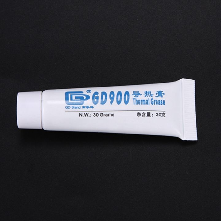 gd-gd900-thermal-conductive-grease-paste-silicone-plaster-heat-sink-compound-net-weight-30-grams-high-performance-gray-for-cpu-st30