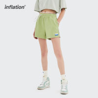 INFLATION High Waisted Shorts Women Sweat Shorts With Pockets 2021 Summer Terry Shorts Women Sportswear Hot Shorts 6054GS21