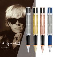 YAMALANG รุ่นพิเศษ Andy Warhol MB ปากกาลูกลื่นนูนทรงกระบอกสำหรับเขียนเครื่องเขียนมอนเต้สุดหรู