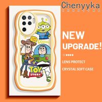 เคส Chenyyyka สำหรับ OPPO A94 4G F19 Pro Reno 5F Reno 5 Lite Reno 5K Find X3 Lite การ์ตูนทอยสตอรี่เคสแฟชั่น Lightyear เคสโทรศัพท์แบบใสซิลิโคนดีไซน์ใหม่โปร่งใสกันกระแทกเคสป้องกันเลนส์กล้อง