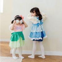 [Diseny Official] Baby, Kids Princess Skirt Halloween Costume Elsa, Anna, Cinderella,Rapunzel, The Little MermaidTH
