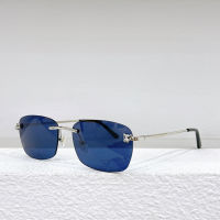 Sunglasses Men Women Tiger head Carter CT0148O Luxury Stylish Rimless Sun Glasses Cool Decoration Oversized Shades Eyewear