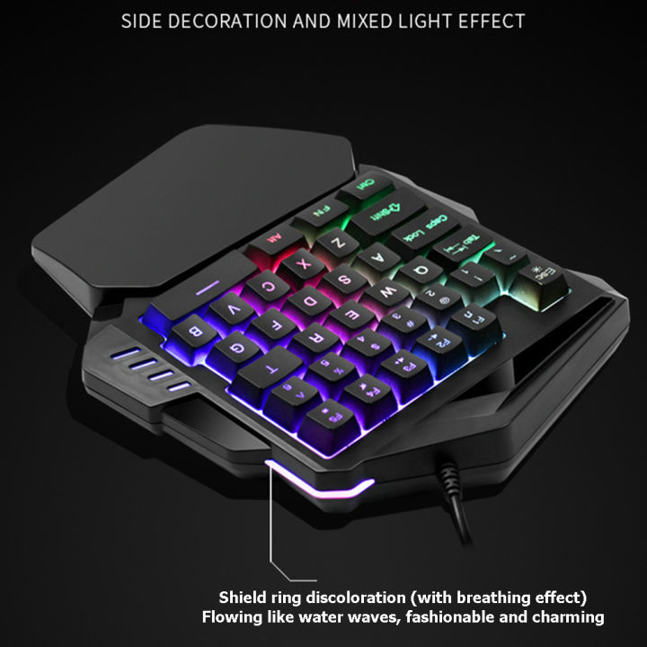 one-handed-gaming-keyboard-single-handed-mini-membrane-keyboard-professional-ultra-slim-wired-keyboard-for-pc-gamer
