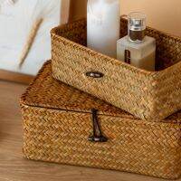 Natural Sea Grass Storage Rattan Basket Storage Handmade Home Organizer