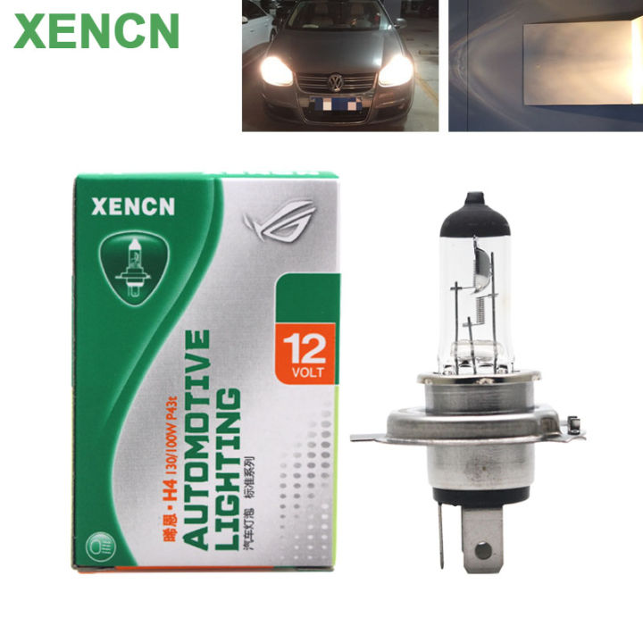 xencn-h4-hb2-9003-p43t-12v-130-100w-หลอดฮาโลเจน-3200k-clear-series-offroad-ไฟหน้ารถอัตโนมัติหลอดไฟหมอก-คู่-dliqnzmdjasfg
