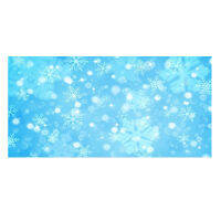 Novelty Beautiful Winter Frozen Ice Crystal Snow Flakes Christmas Towel Modern Snowflake Holiday Bath Face Towels Xmas Present