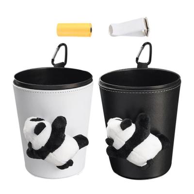 Car Garbage Can Car Trash Bin for Car Back Seat Leak Proof Small Car Garbage Can with 30pcs Trash Bags Leakproof Mini Car Accessories Trash Bin Car Dustbin Organizer Container for Car exceptional