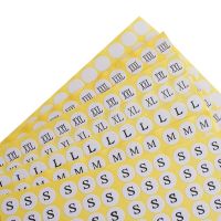 hot！【DT】■  Wholesale Paper Self-Adhesive Size Labels Clothing Garment Shoes Sticker Tags Label Xs/S/M/L/Xl