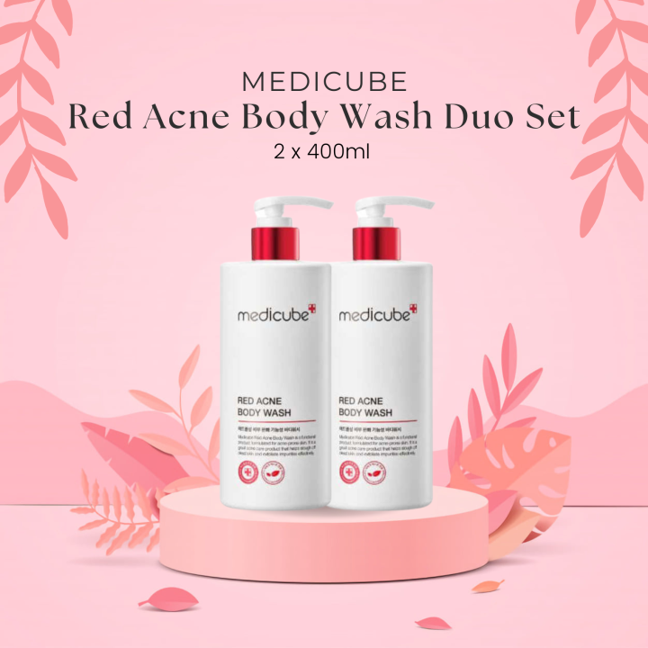 Medicube Red Acne Body Wash Duo Set + FREE GIFT Lazada Singapore