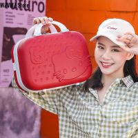 WZVMZ Store NALLCHEER Suitcase Hand Carrying Case Wedding Bag 12-inch Korean Cute Cosmetic Case Travel Luggage