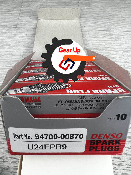 U24EPR9 (Indonesia) YAMAHA SPARK PLUG FOR YAMAHA SZ16 FZ16 AEROX V1 V2 ...