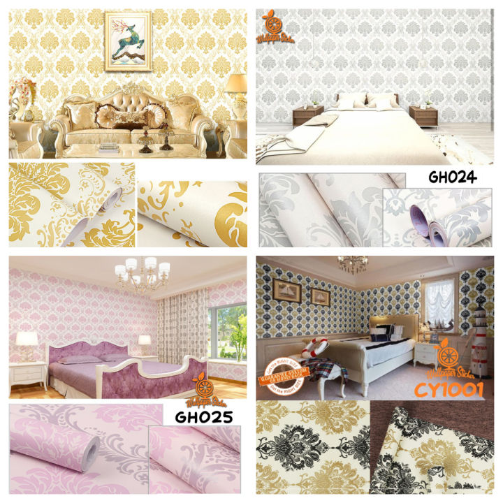 Cod Termurah Wallpaper Sticker Dinding Motif Batik Ukuran 45 Cm X 5 Meter Wallpaper Stiker 1440