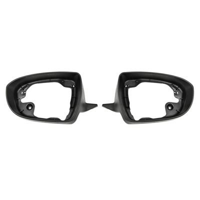 1 Pair Rearview Mirror Glass Frame Lens Cover Rear View Mirror Shell Reverse Cap Black ABS For Kia K5 Optima 2011-2015