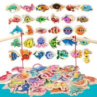 【CC】☄۞⊙  Educational Magnetic Fishing Baby Cartoon Cognition Games Education for Kids