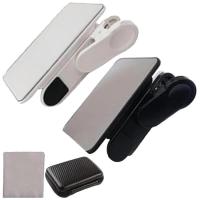 Phone Camera Mirror Reflection Clip Mobile Phone Shot Clip Supplies Portable Reusable Photography Accessories for Travel Phone Camera robust