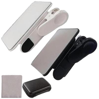 Phone Camera Mirror Reflection Clip Mobile Phone Shot Clip Supplies Portable Reusable Photography Accessories for Travel Phone Camera everybody
