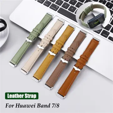 Generic Metal Strap Case For Huawei Band 8 Protector Stainless Steel  Watchband For Huawei Band 7 6/honor Band 7 6 Bracelet Cover Frames @ Best  Price Online