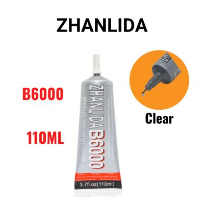 Zhanlida B6000 110ML Clear Contact Phone Repair Adhesive Multipurpose DIY Glue With Precision Applicator Tip Adhesives Tape