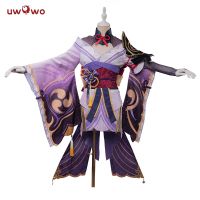 In Stock UWOWO Raiden Shogun Cosplay Baal Costume Game Genshin Impact Inazuma Halloween Christmas Costume Outfit Dress