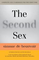 หนังสืออังกฤษใหม่ The Second Sex [Paperback]