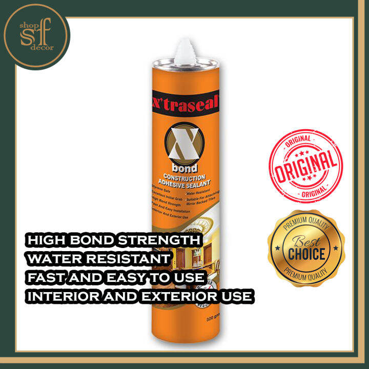 GAM WAINSCOTING XBond Adhesive Sealant 300ml [READY STOCK] Lazada