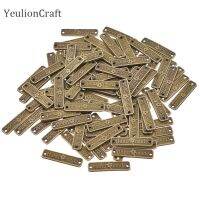 【LZ】☽☾♛  Chzimade-vintage metal liga etiquetas artesanais para roupas 100 pcs/lot materiais diy