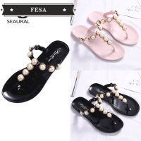 SEAURAL Sandal Kasut Perempuan Style Kasut Perempuan Murah dan Cantik Selipar Perempuan Cantik Murah รองเท้าแตะสำหรับผู้หญิงลื่นทุกการแข่งขันรองเท้าด้านล่างแบนรองเท้าแตะเกาหลีสำหรับผู้หญิงรองเท้าแตะ